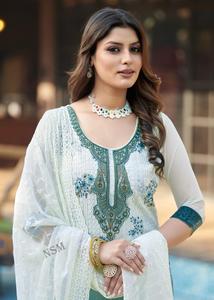 Traje Salwar kameez paquistaní de alta calidad con estilo Dupatta para mujer disponible a precios al por mayor desde India - Product Image 4