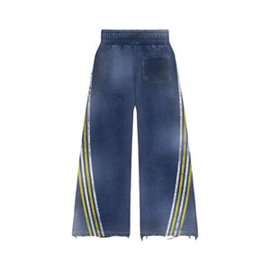 Conjunto Deportivo Personalizado con Lavado Ácido, Estilo Holgado, Pantalones Deportivos Acampanados de Felpa Francesa, Sudadera con Capucha, Joggers para Hombre, Transpirable para Invierno - Product Image 5