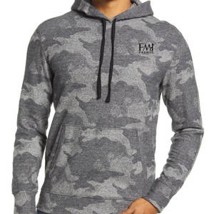 Men's 100% Cotton Drop-Shoulder Hoodie Breathable Solid Pattern Plain Dyed Fleece Fabric Customizable <b>Winter</b> <b>Coat</b> <b>Hooded</b> Collar - Product Image 1