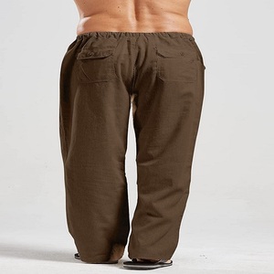 Pantalon de jogging pour homme, qualité supérieure, design personnalisé, nouvelle tendance, coupe décontractée, pantalon de yoga et de course, 100% lin, léger, haute qualité - Product Image 4