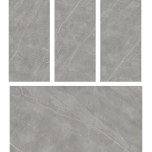 Carreaux de sol en marbre brillant 600x1200 Carreaux de céramique noirs en porcelaine émaillée polie Porcelanto - Product Image 1
