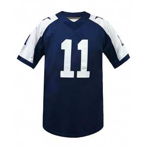 Camiseta de Fútbol Americano con Orificios de Ventilación, la Más Popular, para Clubes, Personalizada con Impresión de Nombre/Número del Equipo, Transpirable para Adultos - Product Image 1