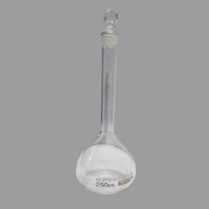 Fiole volumétrique en verre borosilicaté pour usage en laboratoire - Product Image 1