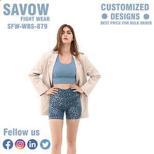 Shorts de sport taille haute sans couture pour femme, leggings courts push-up pour le yoga et l'entraînement - Product Image 2