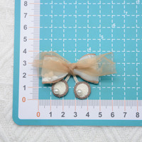 En gros, Appliques en dentelle et maille, nœuds, perles et embellissements au crochet sans colle pour pinces à cheveux, vêtements, sacs et accessoires de bricolage