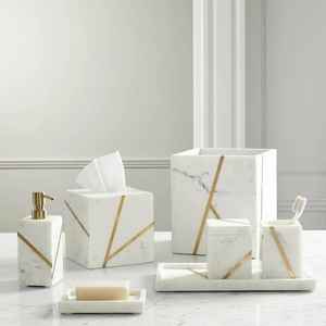 Handmade 4-Piece Luxury Resin Bathroom <b>Set</b> From India Durable <b>Angel</b> Model Pattern - Product Image 1