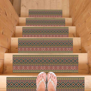 Alfombra Impresa - Alfombras de Entrada, Diseño Étnico, Diseño Kilim, Azteca, Moderna, Fácil de Limpiar - Product Image 5