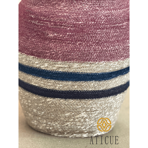 Cesta Multiusos ATICUE de 9x20 Pulgadas, Forma de Surahi, Tejida a Mano, con Tapa, para Almacenamiento Decorativo en la Sala de Estar - Product Image 3
