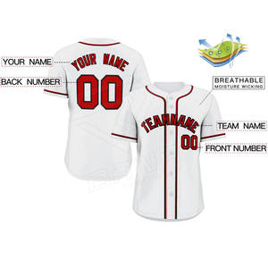 Camiseta de softbol deportivo profesional Sublimación OEM Juventud Oem Camiseta de béisbol de equipo de rayas negras y doradas - Product Image 6