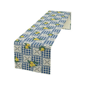 Offre Spéciale Design classique Logo personnalisé imprimé 100% chemin de table en coton au prix de gros - Product Image 4