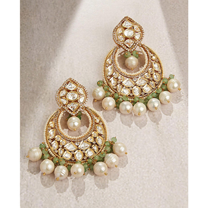 Pendientes colgantes chapados en oro hechos a mano para mayoristas de joyería de moda - Product Image 1