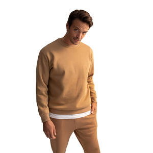 Sweat-shirt oversize en coton de haute qualité pour hommes, t-shirt uni personnalisé de grande taille, sweat-shirt à col rond pour hommes, sweat-shirt pour hommes - Product Image 2