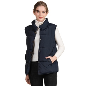 Gilet bouffant coupe-vent 100% en nylon pour hommes, gilet chaud pour l'hiver, respirant et durable, écologique, de meilleure qualité, vente en gros - Product Image 1