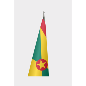 Drapeau d'intérieur officiel de la Grenade pour affichage en agence - Product Image 3