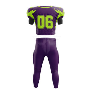 Uniforme de Fútbol Americano Personalizado OEM, Diseño Más Popular, Conjunto Corto de Secado Rápido, Ligero, Transpirable, Profesional, para Entrenamiento y Partido - Product Image 2