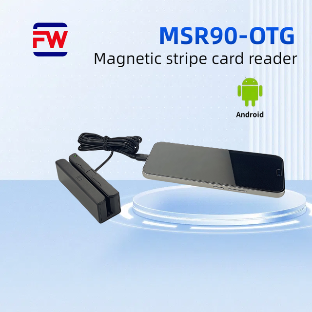 MSR90 Portable USB OTG Magnetic Stripe Reader for Android Mobile Devices