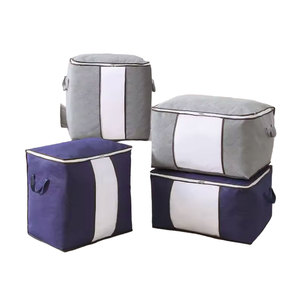 Tissu Vêtements Boîtes De Rangement Pliables Blanchisserie Épais Tissu Respirant Boîtes De Rangement Sacs - Product Image 5