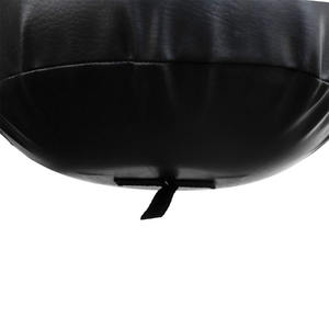 Sacs de frappe suspendus de couleur noire unie, en cuir véritable, pour le kick-boxing, le MMA, l'entraînement sportif, sacs de frappe en sable pour adultes et filles - Product Image 6