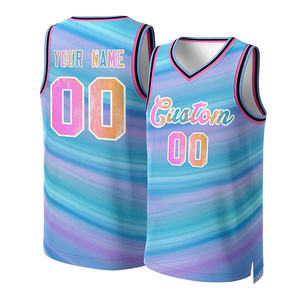100% polyester évacuation de l'humidité sublimation personnalisée tissu en maille à séchage rapide vêtements de sport pour hommes maillot de basket-ball - Product Image 4