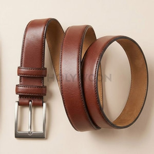 Cinturones de Cuero Premium para Hombre, Diseño de Acero Duradero, Ligeros e Impermeables, para Reuniones de Oficina, Uso Diario, Estilo Casual y a la Moda - Product Image 6
