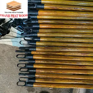越南最佳质量和最佳价格可持续硬木聚氯乙烯滑行地板清洁扫帚和刷子扫帚棒Fo