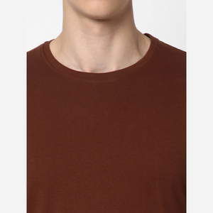 เสื้อยืดคอกลมลำลองฤดูร้อนปี 2025 ผ้าฝ้าย 100% เนื้อนุ่ม ระบายอากาศได้ดี สวมใส่สบาย เสื้อยืดเรียบง่าย - Product Image 6