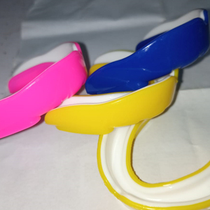 แผ่นป้องกันฟันเจลแบบนิ่มสีชมพูและสีขาวสำหรับกล่อง MMA แบบออกแบบได้ตามต้องการ - Product Image 6