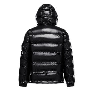 Meilleurs OEM Vente en gros Logo personnalisé détachable Manteaux rembourrés à capuche Vers le bas Hiver Homme Bulle Hommes Manteau vierge Brillant Puffer Hommes Vestes - Product Image 2