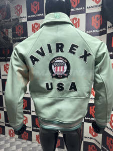 Veste en peau de mouton de qualité supérieure pour homme, col montant Avirex, véritable cuir écologique, respirant, design avant réversible, coupe-vent - Product Image 6