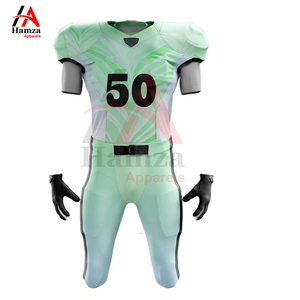 Personalizado sublimado 180GSM poliéster fútbol americano Jersey naranja negro diseño transpirable ropa deportiva - Product Image 5