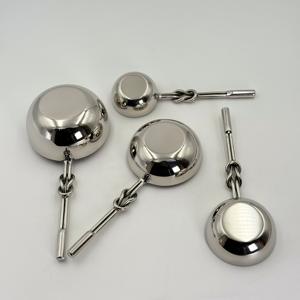 High Quality Made of Stainless Steel Set of 4 <b>Measuring</b> <b>Cups</b> with Mirror Polished Eco Friendly <b>for</b> Use Beans Milk Powder Measure - Product Image 5