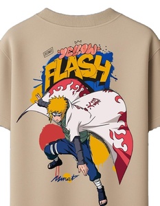 T-shirt surdimensionné col rond imprimé personnalisé pour hommes 100% coton T-Shirt graphique tricoté Streetwear décontracté tendance mode t-shirts 2025 - Product Image 1