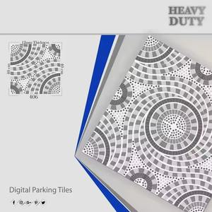 Vistaar Factory Supply Mejor precio Exterior Heavy Duty Floor Parking Tejas Cerámica Entrelazado Antideslizante Porcelana Brillante Mate - Product Image 1