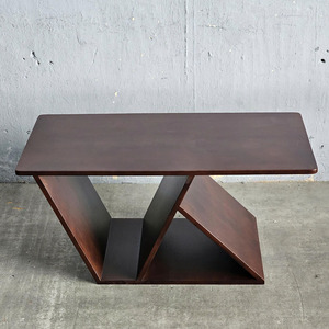 โต๊ะกาแฟไม้ยางพาราทรงสี่เหลี่ยมทันสมัย ขนาด 100x50x45 ซม. ปรับเปลี่ยนได้ ทนทาน เฟอร์นิเจอร์ห้องนั่งเล่น ใช้ภายในอาคาร โครงเหล็ก - Product Image 3