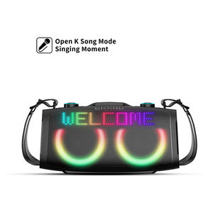 Enceintes de karaoké portables intelligentes XBoom de 6,5 pouces <span class=keywords><strong>avec</strong></span> Bluetooth, affichage des <span class=keywords><strong>paroles</strong></span> de chansons <span class=keywords><strong>avec</strong></span> prise en charge de l'application, texte, image, dessin sur l'écran de l'enceinte - Product Image 6