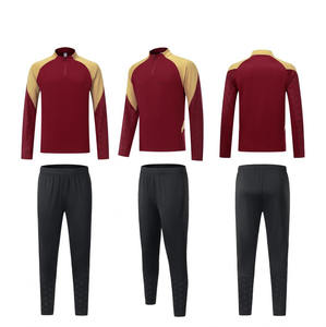Ensemble de survêtement de football pour homme avec logo personnalisé, jogging en plein air, fitness, course à pied, pull, entraînement de football, décontracté, sport d'hiver - Product Image 2