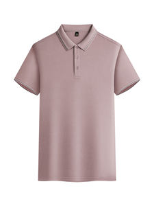 Camiseta Casual de Talla Grande para Hombre, Diseño de Solapa de Negocios, Camisetas para Hombre, Ropa Masculina, Camiseta Polo de Golf con Lavado Ácido - Product Image 4