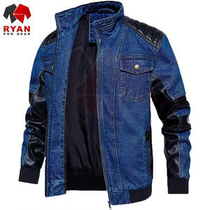 Veste en jean pour homme, qualité supérieure, personnalisation de la marque, OEM ODM, couleur unie, vêtements décontractés, vente en gros - Product Image 6