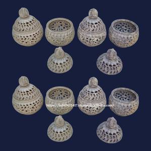 มือแกะสลักหินสบู่คุณภาพดีไซน์ทันสมัยสำหรับตกแต่งบ้าน - Product Image 2