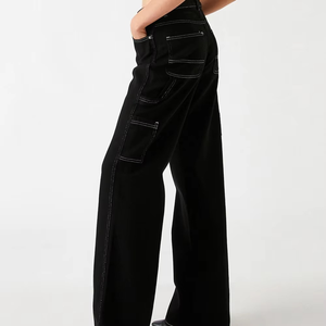 Latest Design Fashionable <b>Cargo</b> Pants Women Trousers <b>Wide</b> <b>Leg</b> High Waist Plus Size Sweatpants Trousers Casual <b>Cargo</b> Pants - Product Image 5