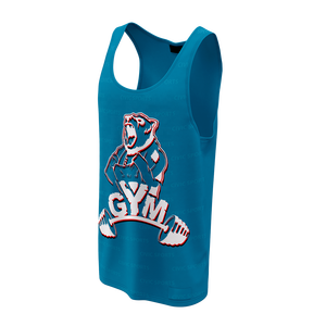 100% Polyester hommes décontracté Racerback débardeurs impression personnalisée Sublimation léger course maillots vêtements de sport - Product Image 2