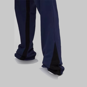 Custom logo Wholesale 100%Cotton Fleece Flare Track <b>Jogger</b> custom logo Men's Sweatpants <b>Stacked</b> Men's Pants Washed - Product Image 6