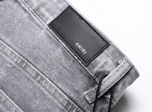 กางเกงยีนส์ผู้ชายขายดี ทรงปกติ สีดำ ทรงสลิม ผ้าเดนิม ทรงตรง สไตล์ลำลอง ของแท้ - Product Image 5