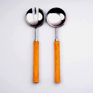 Juego de cubiertos de alta calidad de diseño superior, conjunto de utensilios de lujo de Portugal con mango de diseño de cerámica blanca, nuevo - Product Image 6