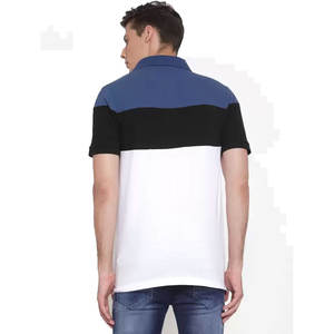 Cotton Two Tone <b>Red</b> And Black Color Combination Polo Collar <b>Men</b> T-<b>shirts</b> Custom Logo Printing Polo <b>Shirts</b> - Product Image 2