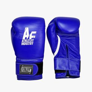 Guantes de entrenamiento profesionales de piel de vaca para hombre al por mayor logotipo personalizado impreso recién llegado empuñaduras deportivas de boxeo - Product Image 2