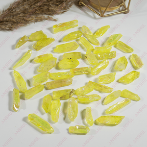 Cristaux de guérison semi-précieux en quartz aura péridot miniatures, les plus vendus en gros, pour la décoration et la méditation, au meilleur prix - Product Image 2
