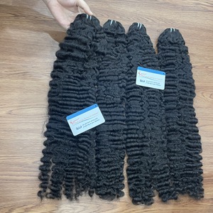 Pour Genius Weft Super Double Trame Remy Hair Steam Burmese Curl & Vietnamese Curl No Synthetic No Tangle - Product Image 1
