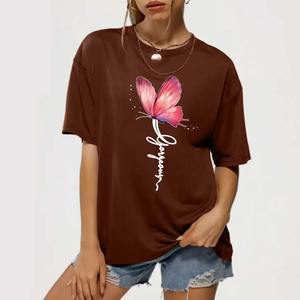 Última venta al por mayor de alta calidad por encargo ajustado mujeres Camiseta cómoda de moda con estilo perfecto para el uso diario - Product Image 3