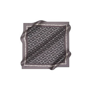 Digital Printed 90x90 Silk Crepe Satin <b>Square</b> <b>Scarf</b> - Product Image 1